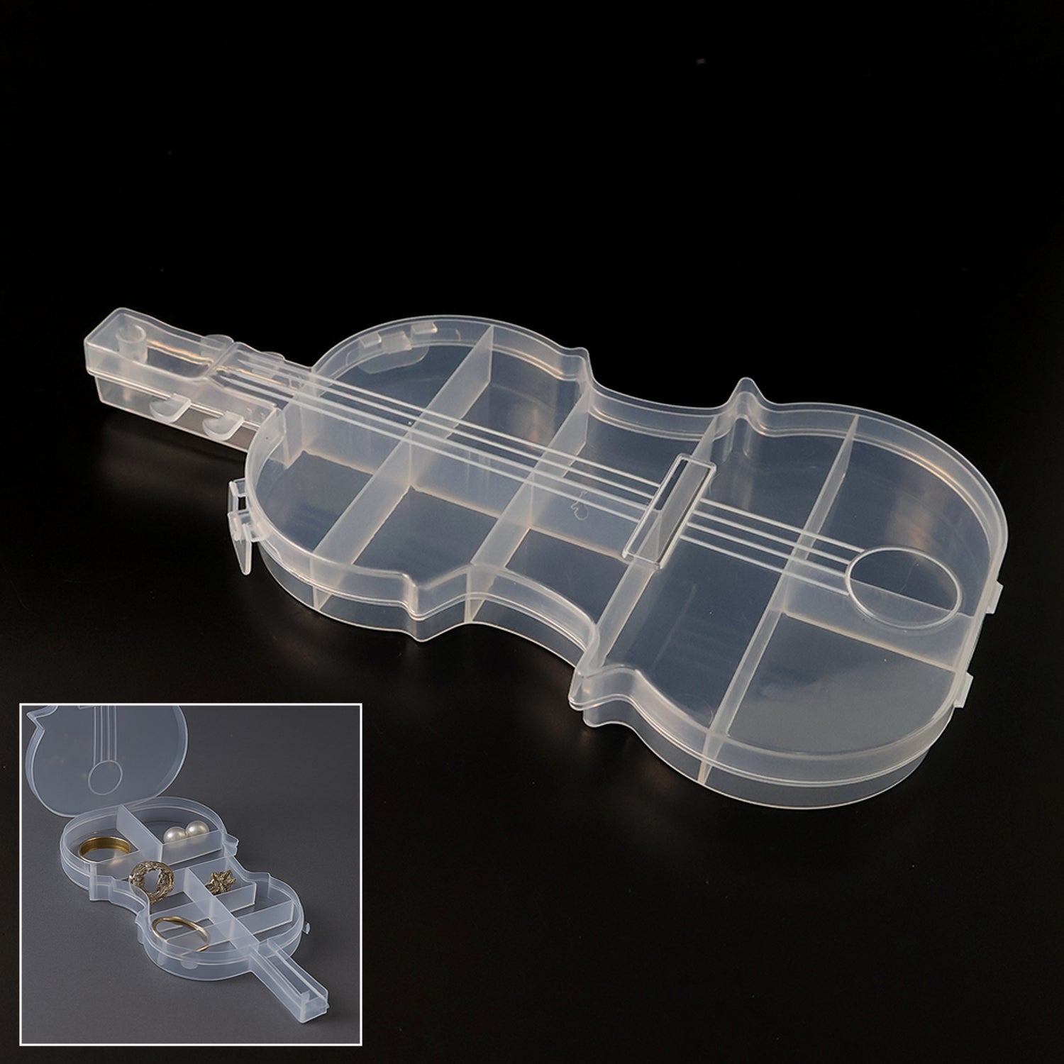 Plastic Violin Design Jewelry Organizer Plastic Violin Design Jewelry Organizer